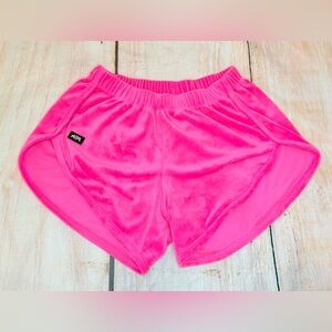 Tiger Friday Dancewear Velour Shorts Size AXS hot Punk Pink Luxe